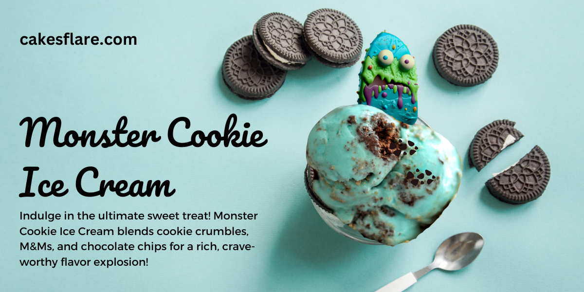 Monster Cookie Ice Cream