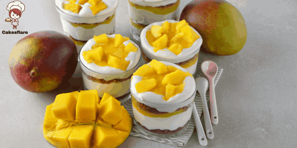 No Bake Mango Cheesecake Cups