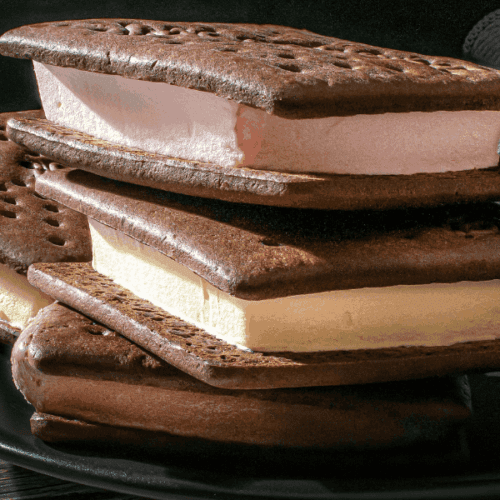 Neapolitan Ice Cream Sandwich