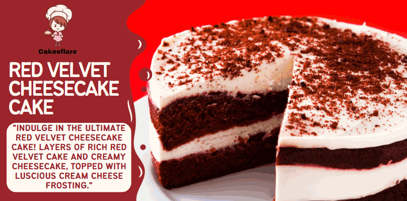 Red Velvet Cheesecake Cake